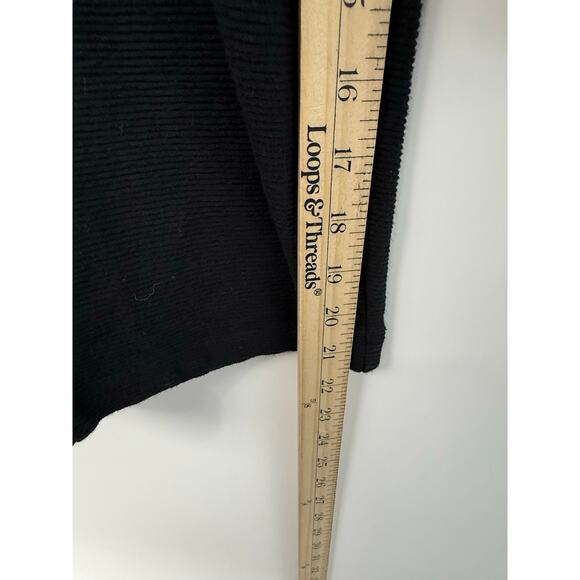 Madewell Side-Bow Textured Jumpsuit Black 100% Cotton Women’s XL Minimalist - Picture 14 of 14